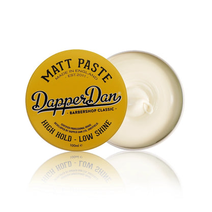 Dapper Dan Matt Paste – Strong Hold, Matte Finish