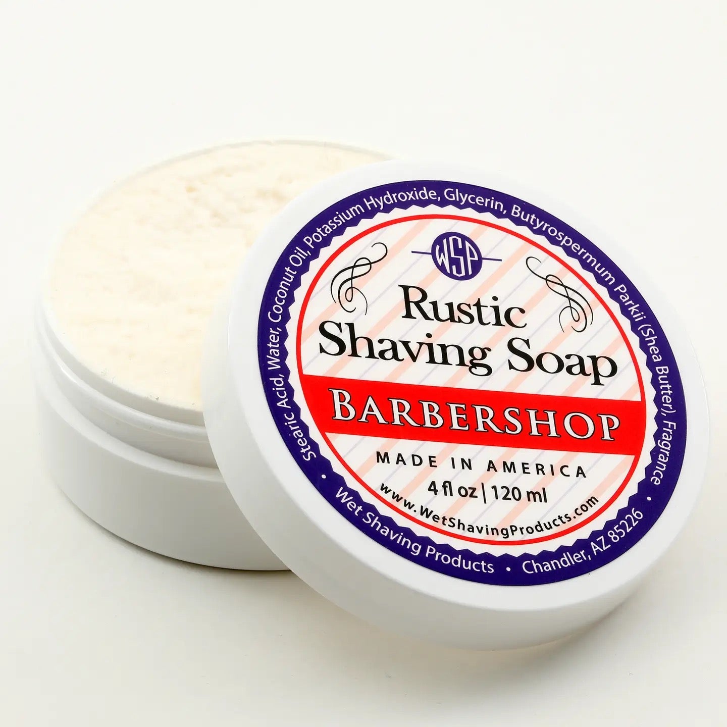 Wet Shaving Products Rustic Shaving Soap - Barbershop - 4 Fl oz