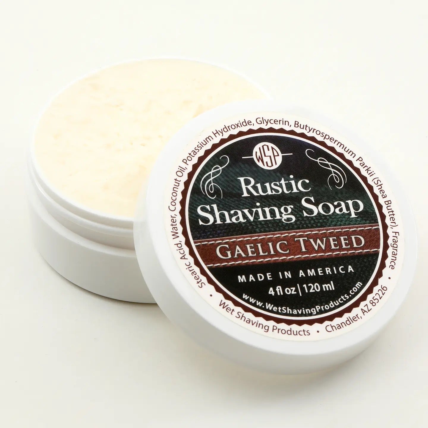 Wet Shaving Products Rustic Shaving Soap - Gaelic Tweed