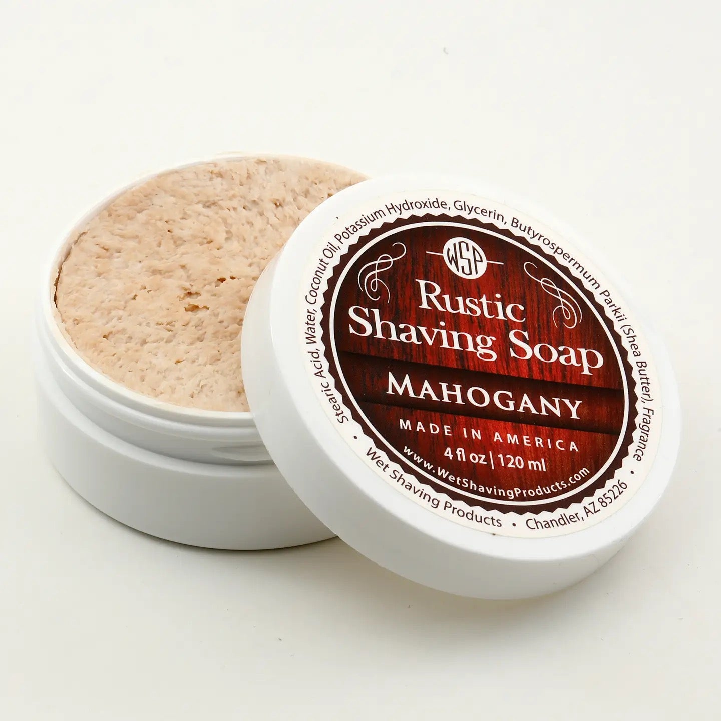 Wet Shaving Products Rustic Shaving Soap - Mahogany