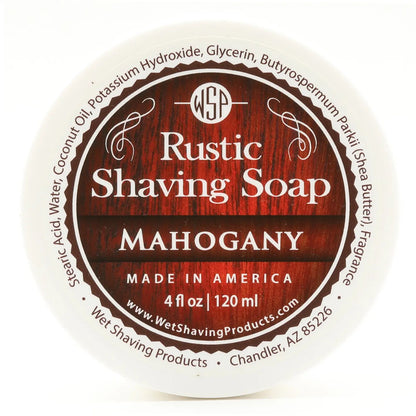 Wet Shaving Products Rustic Shaving Soap - Mahogany