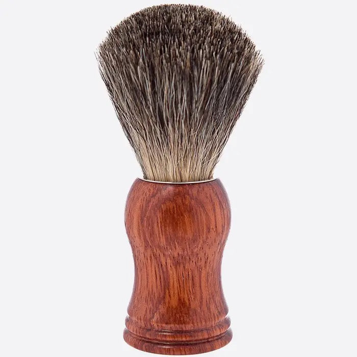 Plisson 1808 High Mountain Bubinga Wood Shaving Brush – Russian Grey Badger