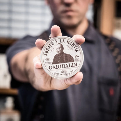 Abbate Y La Mantia Garibaldi Marine Tobacco Shaving Soap  Saffron and Coffee