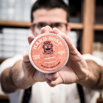 Abbate Y La Mantia Shaving Soap Orange Blossom Saffron and Pistachio