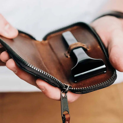 Supply The Single Edge Travel Case - Dark Brown