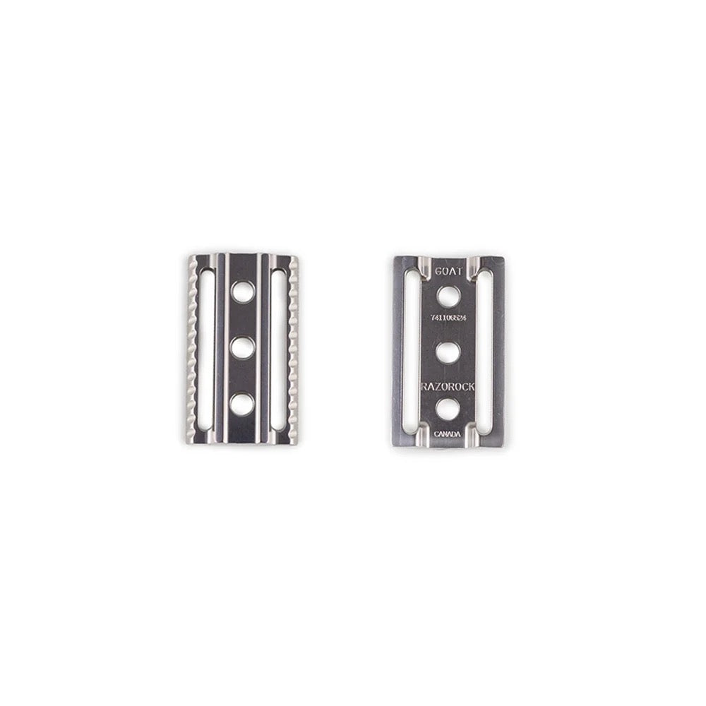RazoRock GOAT Double-Edge Safety Razor – CNC 316L Stainless Steel