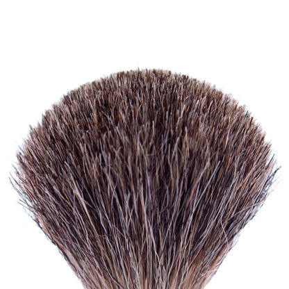 Plisson 1808 Black Russian Grey Facet Badger (Walnut Burl)