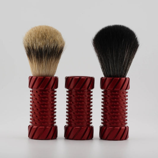 OliWorks Shaving Brush Red