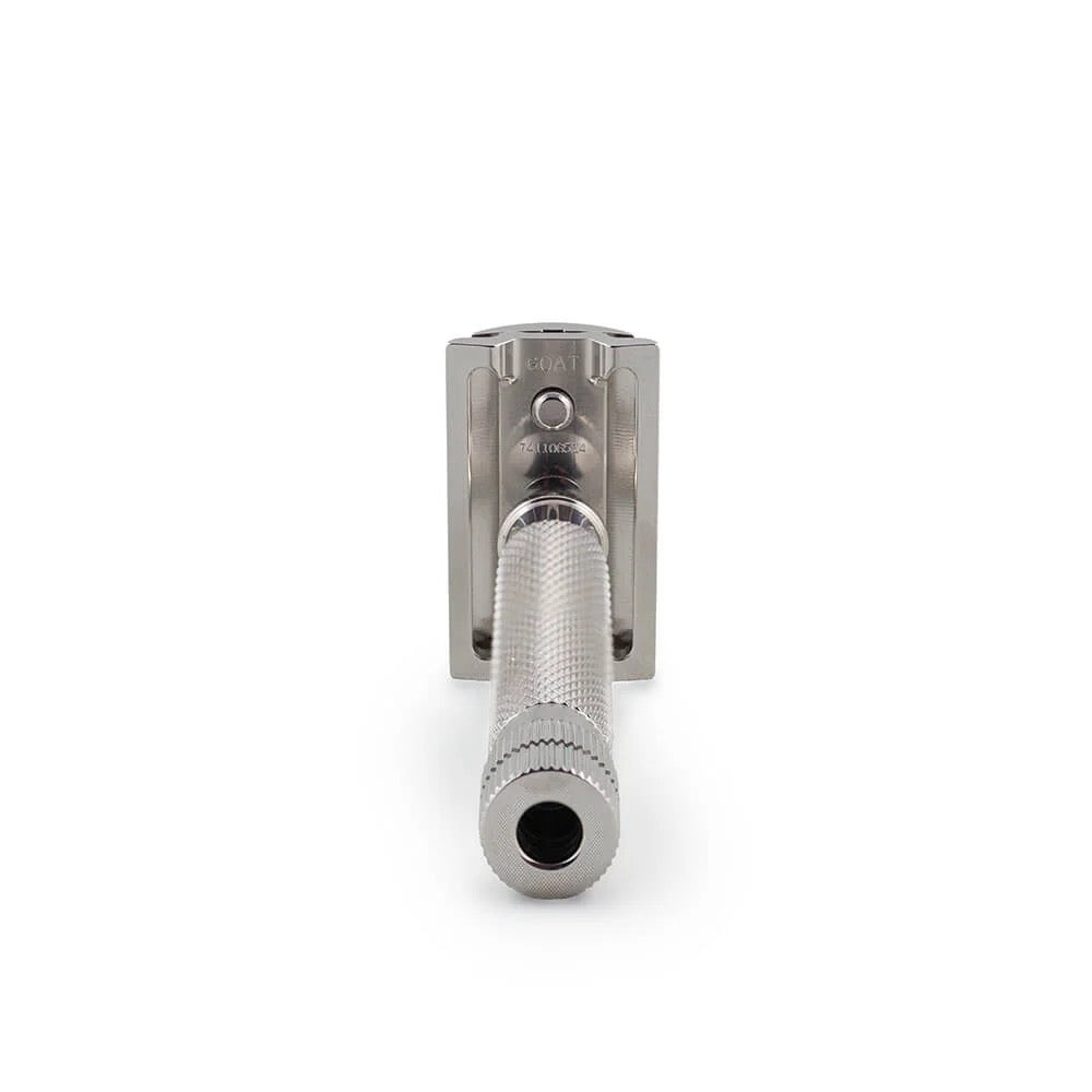 RazoRock GOAT Double-Edge Safety Razor – CNC 316L Stainless Steel