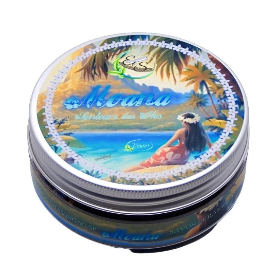 E&S Traditional Vegan Shaving Soap Moana