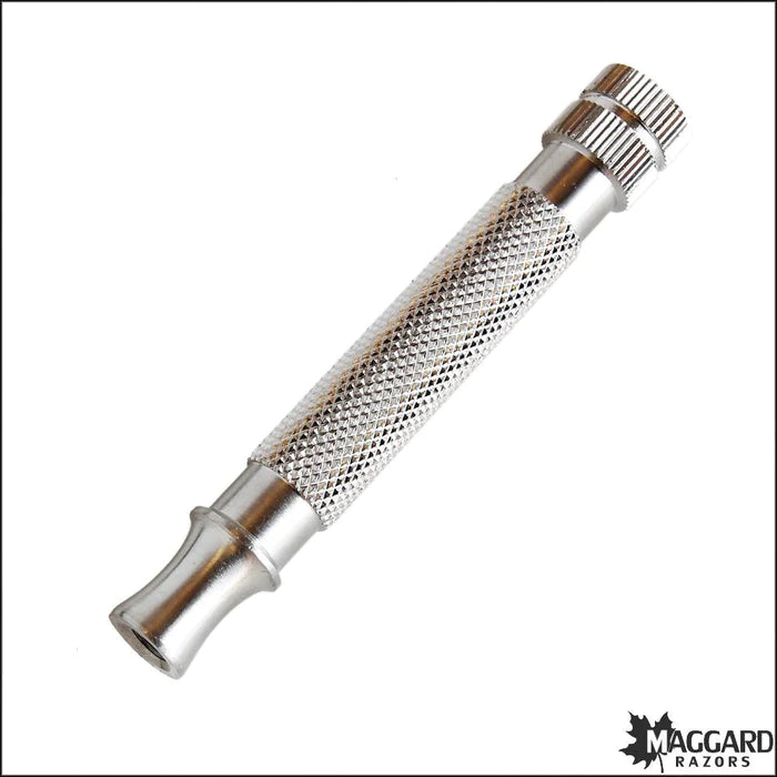 Maggard Razors DE Safety Razor MR1 Stainless Steel, Handle Only