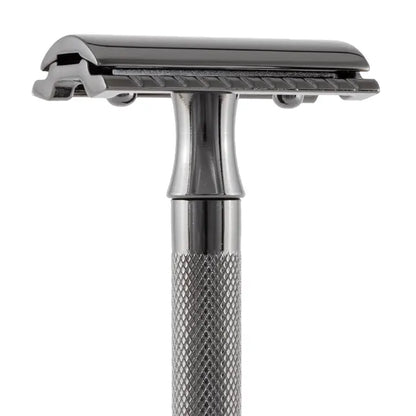 Merkur 23C Double Edge Safety Razor Straight Cut Extra Long Handle