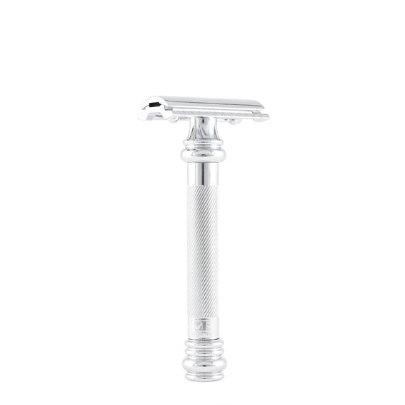 Merkur 38c Double Edge Safety Razor, Straight Cut, Extra Long Handle ...