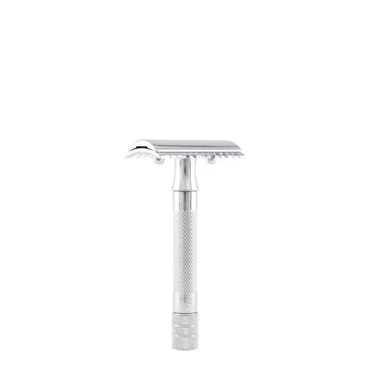 Merkur 15c Double Edge Safety Razor, Open Tooth Comb, Chrome