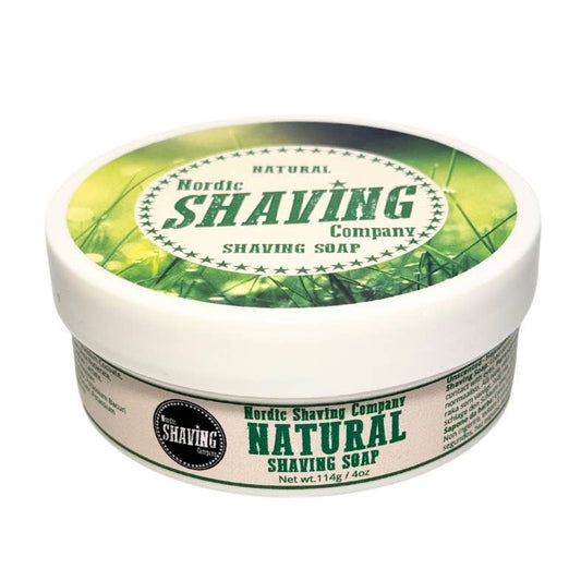 Nordic Shaving Company  Natural Unscented  Shaving Soap – 140g