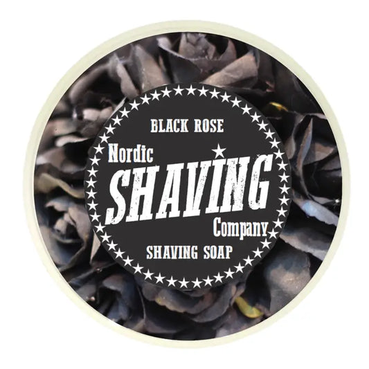 Nordic Shaving Company Activated Charcoal Shaving Soap (Black Rose) – 140 g