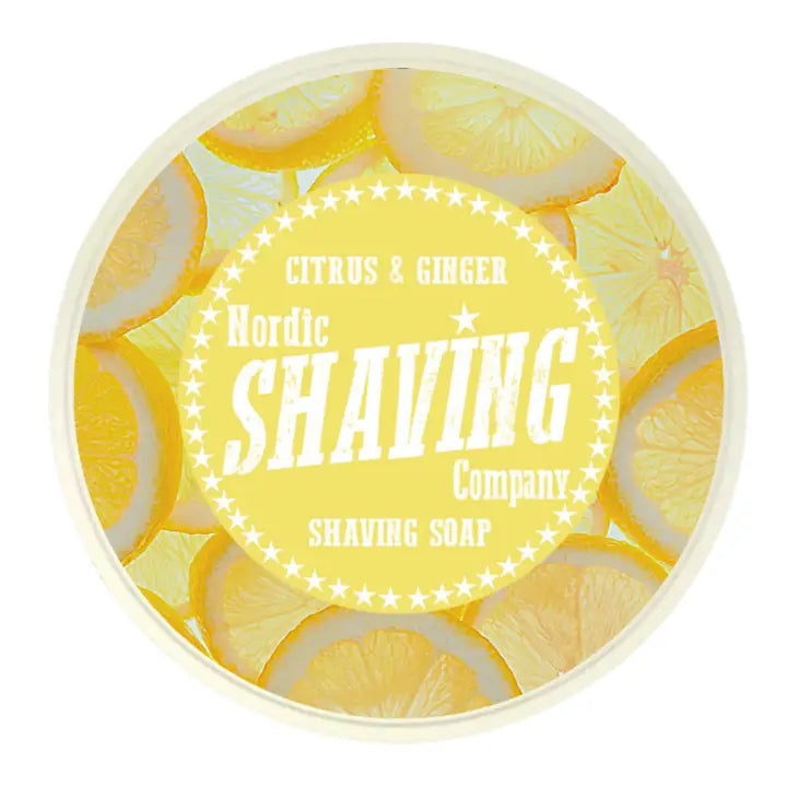 Nordic Shaving Company Citrus &amp; Ginger Shaving Soap – 140 g