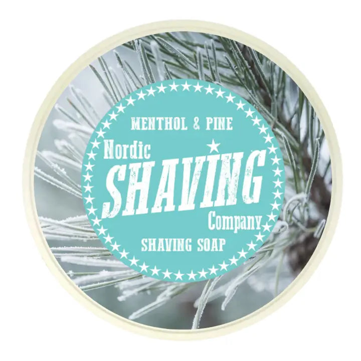 Nordic Shaving Company Menthol & Pine Shaving Soap – 140g