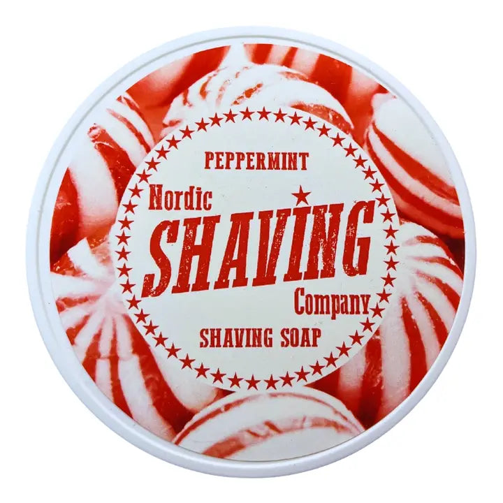 Nordic Shaving Company Peppermint Shaving Soap – 140g