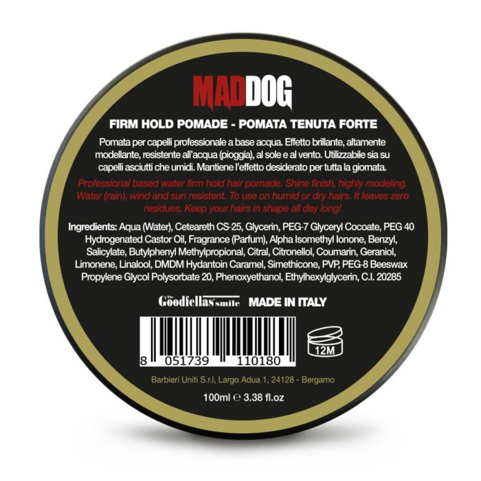 Mad Dog firm hold pomade 100ml