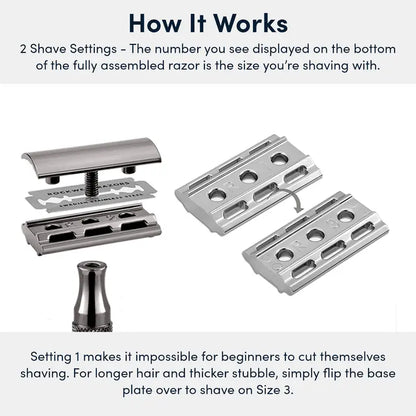 Rockwell Safety Razor 6c Gunmetal