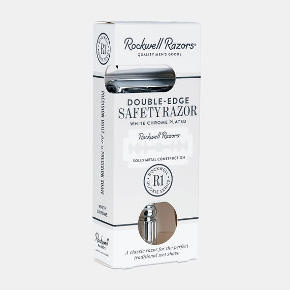 Rockwell Safety Razor R1 White Chrome