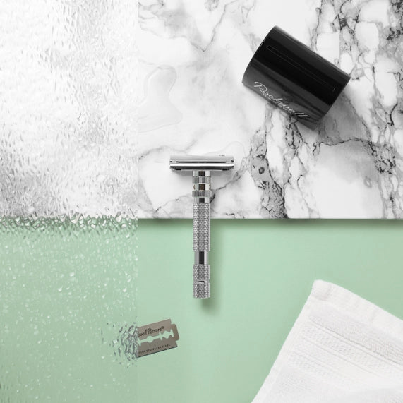 Rockwell Safety Razor T2 White Chrome