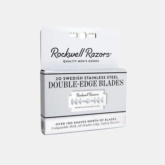 Rockwell Swedish stainless double-edge razor blades 20 Blade Pack