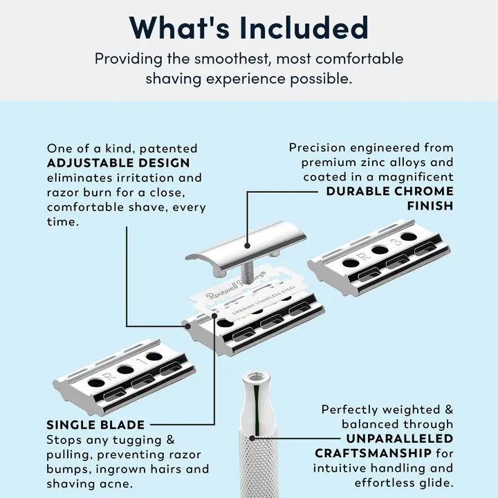 Rockwell safety razor 6c chrome