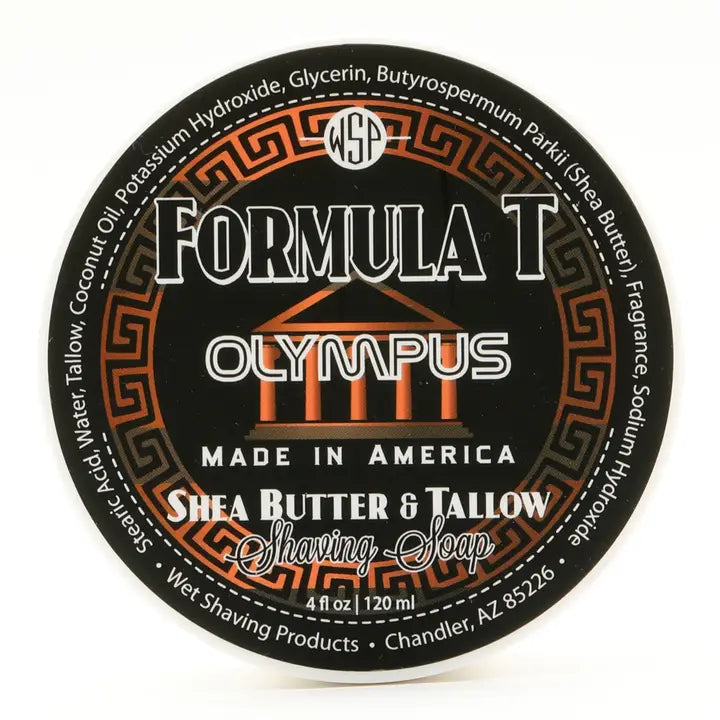 Wet Shaving Products Formula T Shave Soap Olympus 4 Fl oz