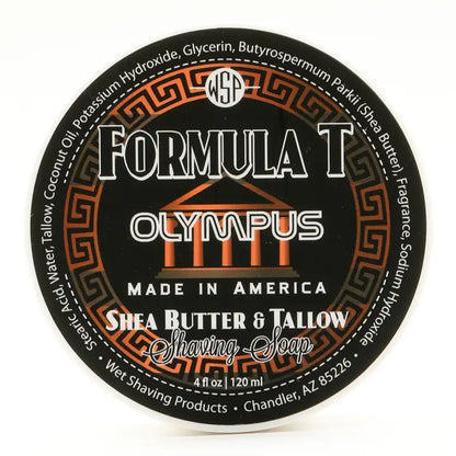 Wet Shaving Products Formula T Shave Soap Olympus 4 Fl oz