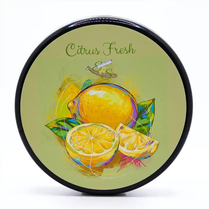 E&S Traditional Shaving Soap Based On Citrus Fresh Tallow – Shaving Time