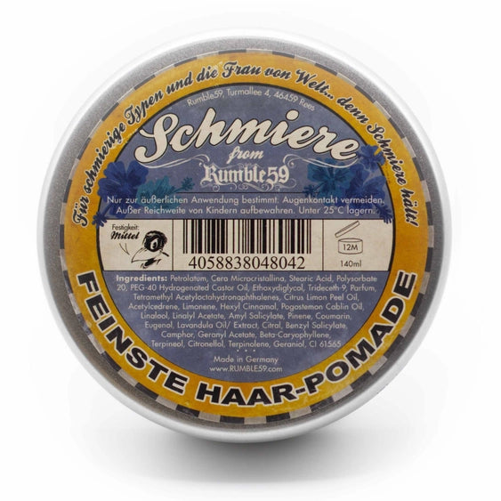 Rumble59 Schmiere Oil-Based Pomade – Medium “Surfin’ Bird” (140ml)