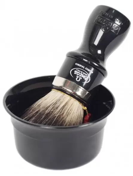 Omega Black Shaving Bowl