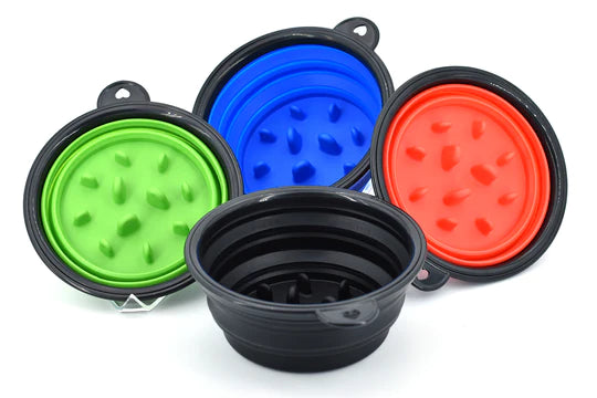 Collapsible Silicone Shaving Bowl-black