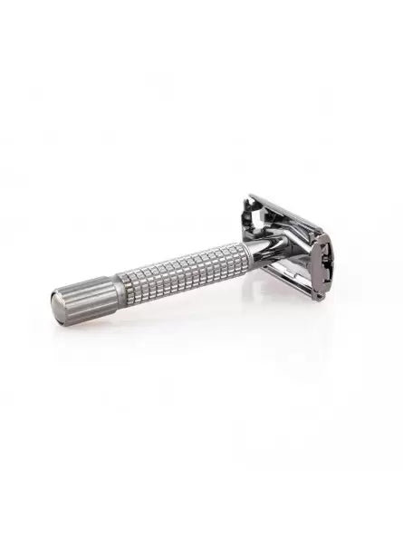 Epsilon Double Edge Butterfly Safety Razor Gun Metal