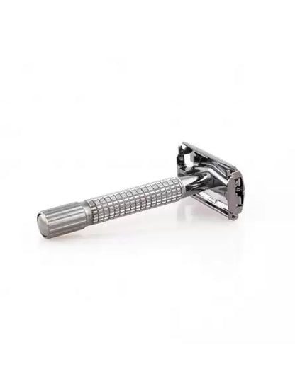 Epsilon Double Edge Butterfly Safety Razor Gun Metal