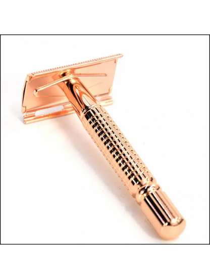 Epsilon Rose Gold Safety Razor