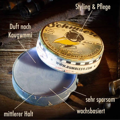 Rumble59 Schmiere Oil-Based Pomade – Medium Hold (140ml)