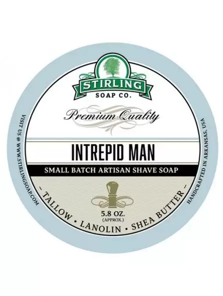 Stirling Soap Co Shaving Soap Intrepid Man 170ml