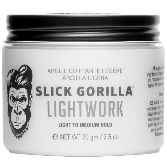 Slick Gorilla Lightwork Hair Clay for Light to Medium Hold (70g)