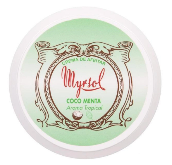 Myrsol Coconut and Mint Shaving Cream 150ml