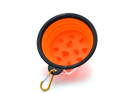Collapsible Silicone Shaving Bowl-orange
