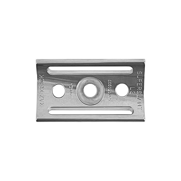 RazoRock Superslant Plate L3 – 316L Stainless Steel