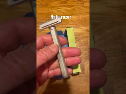 Natu Safety Razor Single Edge Grey