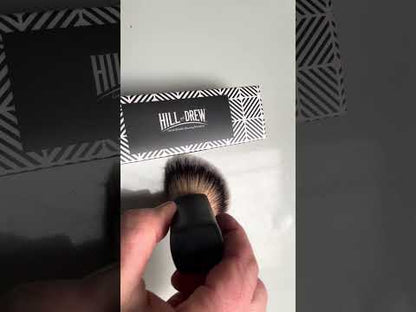 Hill And Drew Luxury Synthetic Silvertip Shaving Brush Modern White
