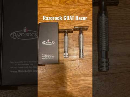 RazoRock GOAT Double-Edge Safety Razor – CNC 316L Stainless Steel