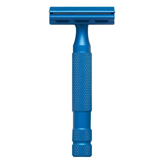 Rockwell 6s safety razor blue stainless steel