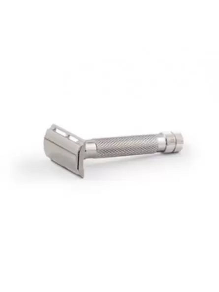 RazoRock Game Changer Stainless Steel 68-P Closed Comb Double Edge Safety Razor