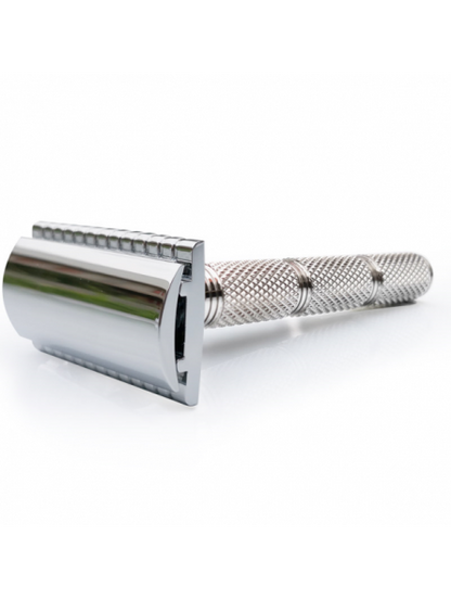 Razorock Mentor Safety Razor Super Knurl Handle